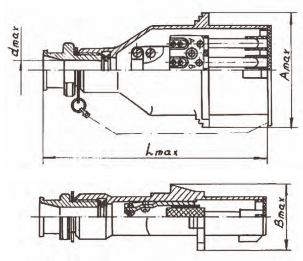 СШК8-4х60-3В - Вилка кабельная